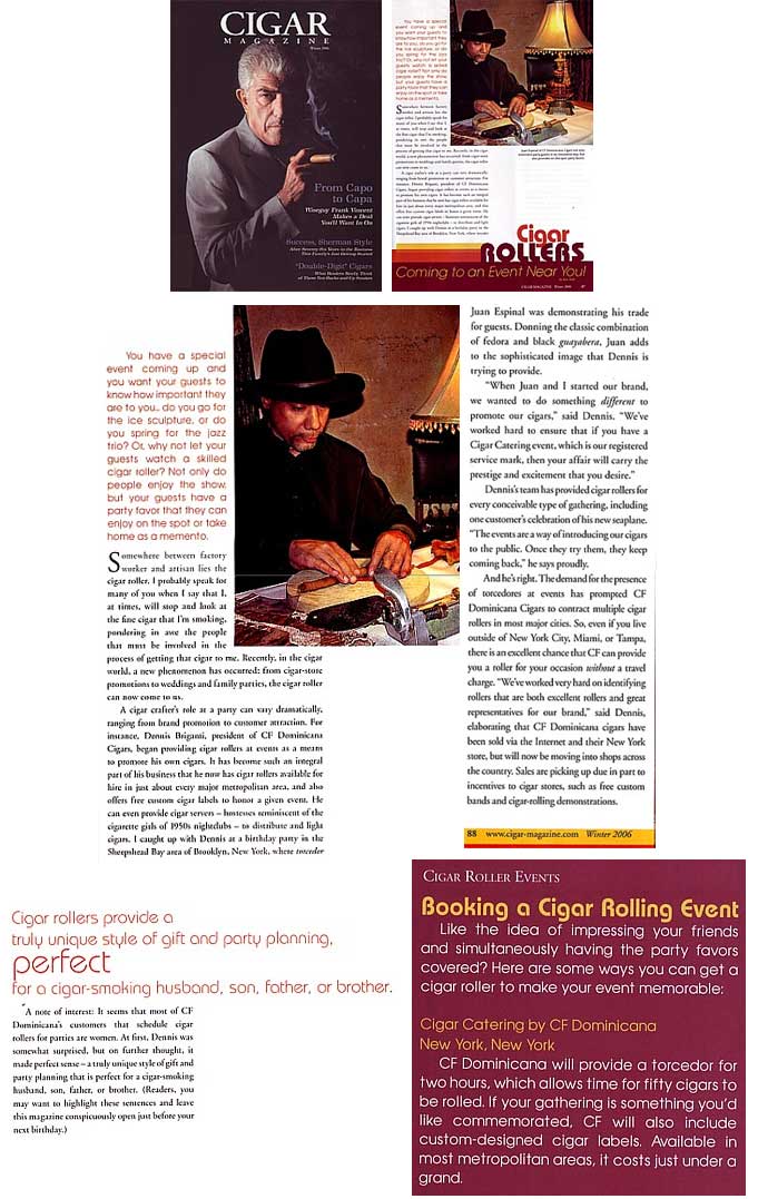 CF Cigars Press Page